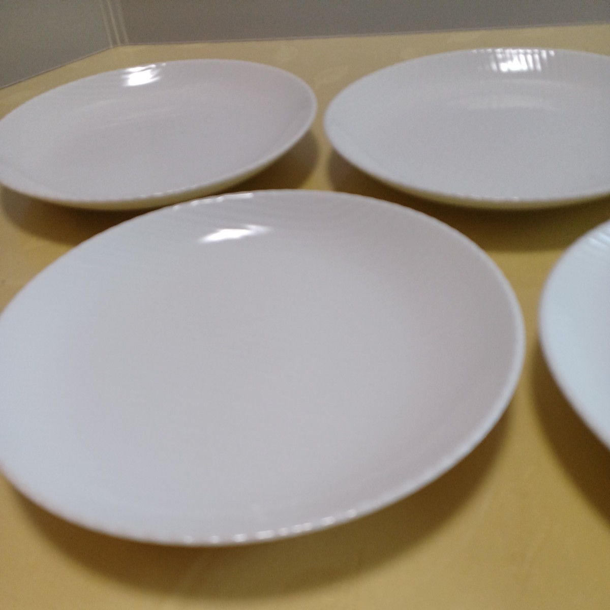 ●白　取り皿　5枚　15cm　①_画像7