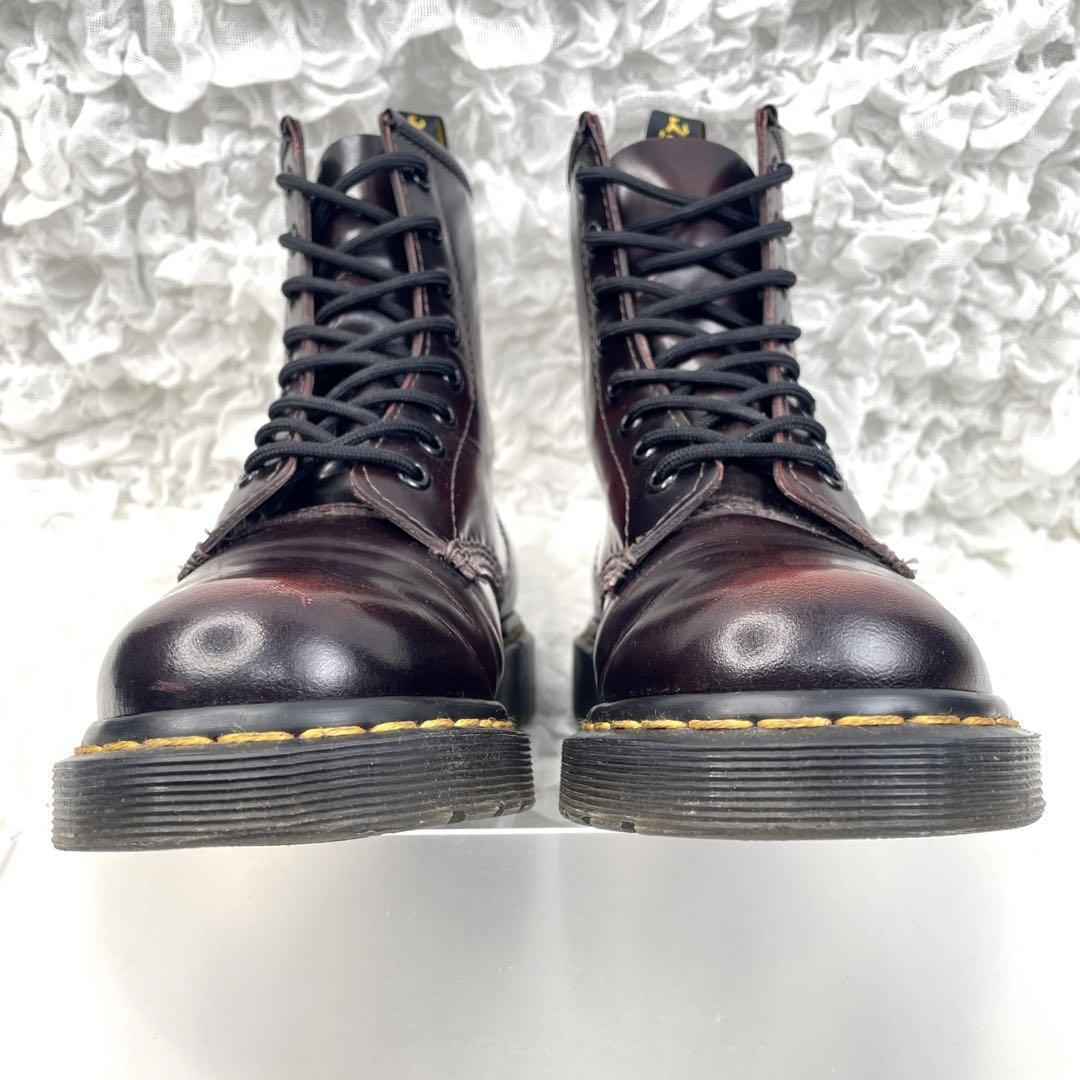 s129【美品】 Dr martens【ドクターマーチン】チェリーレッド 8ホール