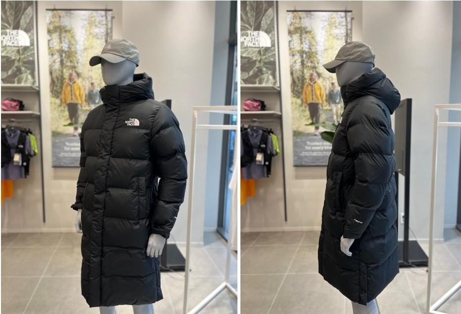 THE NORTH FACE　ノースフェイス　新品　ダウンジャケットロングコート　ロング　韓国限定 タグ付き　日本未入荷　中綿コート　2XL　3L