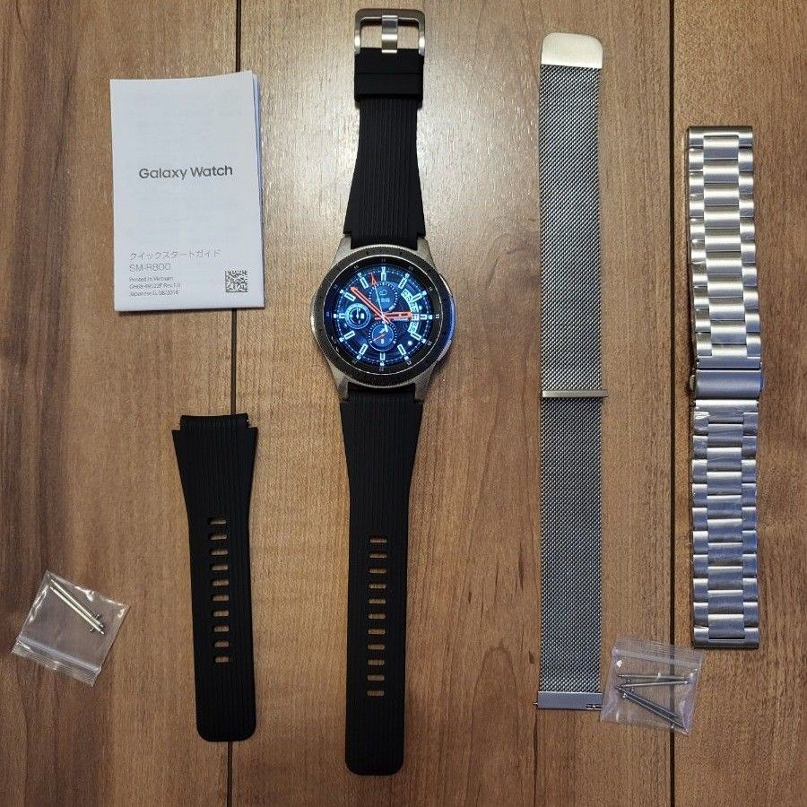 Galaxy Watch 46mm シルバー スマートウォッチ