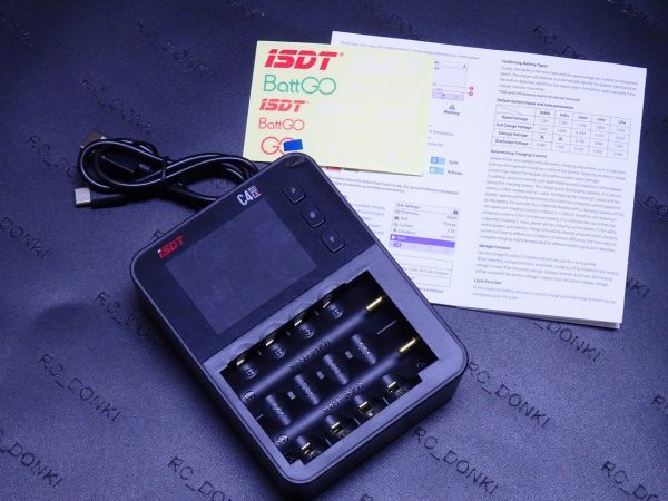 ISDT C4 EVO 36W 8A18650用USB出力付き6チャンネルスマートバッテリー充電器 リチウムイオン ニッケル水素対応_画像2