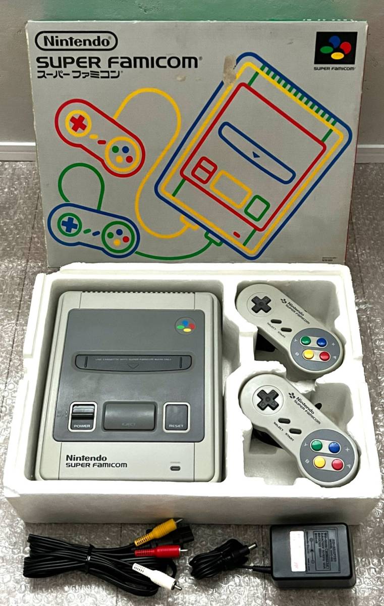 箱付属・動作確認済み〉 スーパーファミコン 本体