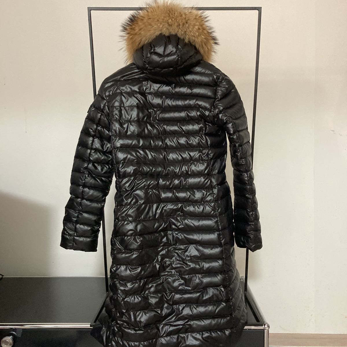 MONCLER★モンクレール ★リアルファーロングダウン★ブラック★サイズ00