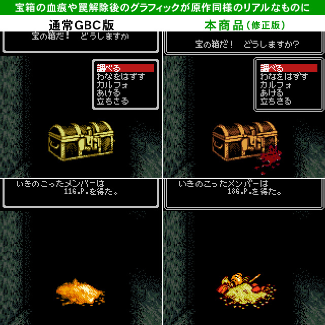 GBC バグ修正・原作移植版 ウィザードリィ2 リルガミンの遺産 ゲームボーイカラー Wizardry_画像8