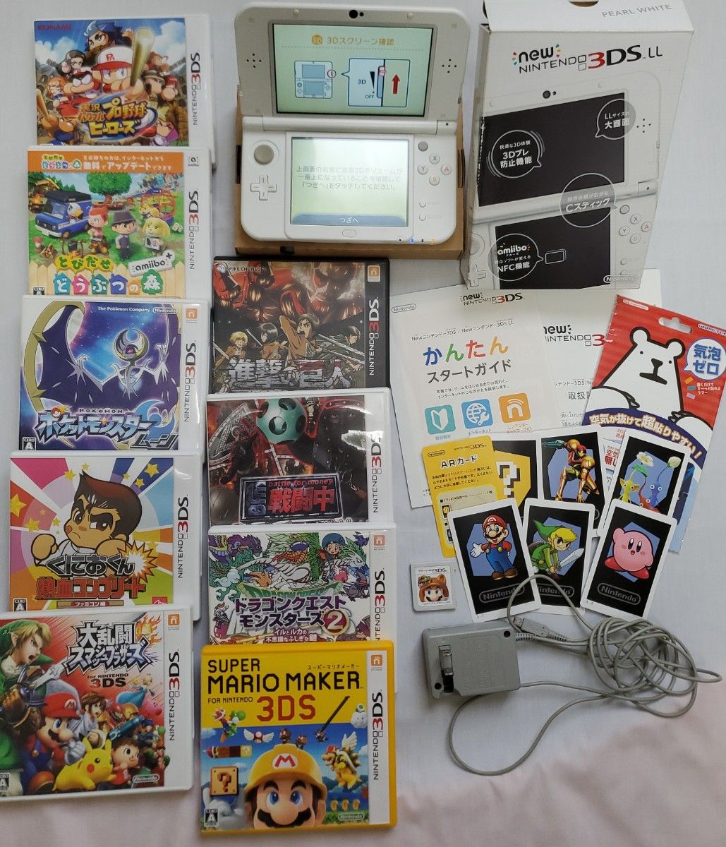 ジャンク品 Newニンテンドー3DS LL 本体 パールホワイト Yahoo