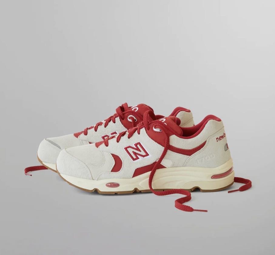 KITH × New Balance 1700 Toronto Marshmallow Red 30.0cm キス ニューバランス 1700 トロント  マシュマロ レッド アイボリー US12 30cm