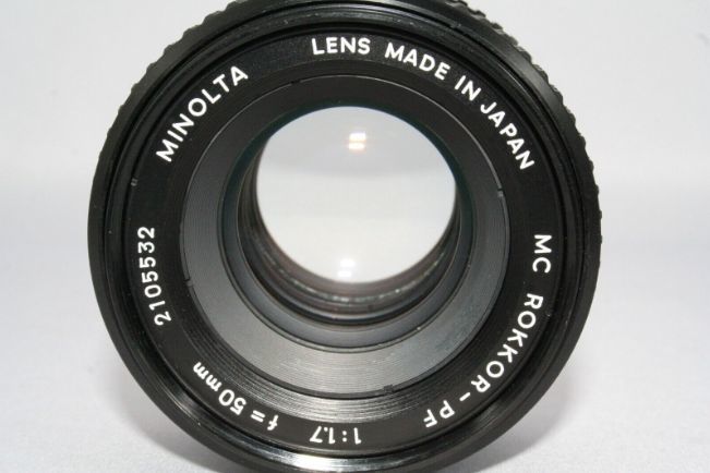 完動品 美品 Minolta SRT Super + MC Rokkor-PF 50mm f1.7 レンズ 一眼