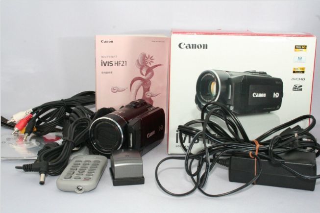 Canon ハイビジョンデジタルビデオカメラ iVIS HF21 ブラック｜Yahoo