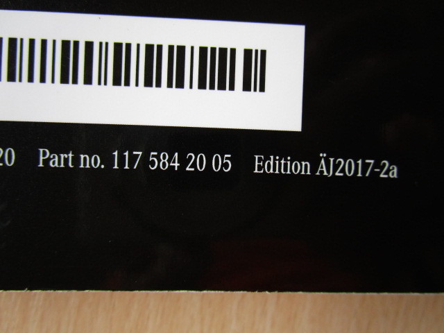 ★a4918★ベンツ　benz　CLAクラス　X117　CLA180　CLA220　CLA250　AMG CLA45 　2017年　取扱説明書／車検証ケース／ケース　他★訳有★_画像4