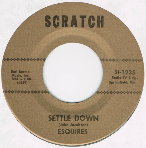 ●ESQUIRES / SETTLE DOWN / SUMMER NIGHTS [US 45 ORIGINAL 7inch シングル GARAGE 新品同様 試聴]_画像1