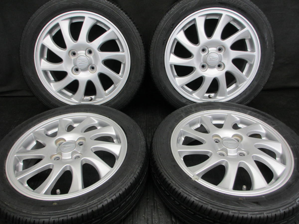 極上品 ダイハツ純正アルミホイール+極上国産タイヤ 165/55R15 4本SET