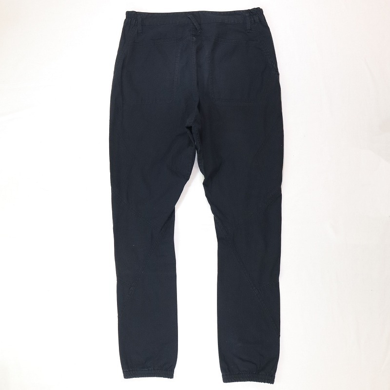 NONNATIVE ノンネイティブ NN-P3332 18SS サイクリスト イージーリブパンツ テーパードストレッチパンツ ブラック 黒 日本製 サイズ2 M相当