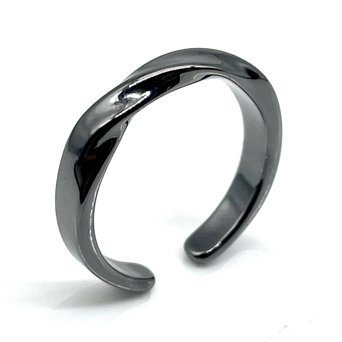  twist design silver ring * ring men's silver 925 16 number ring new goods unused open ring simple casual [PN327-1]