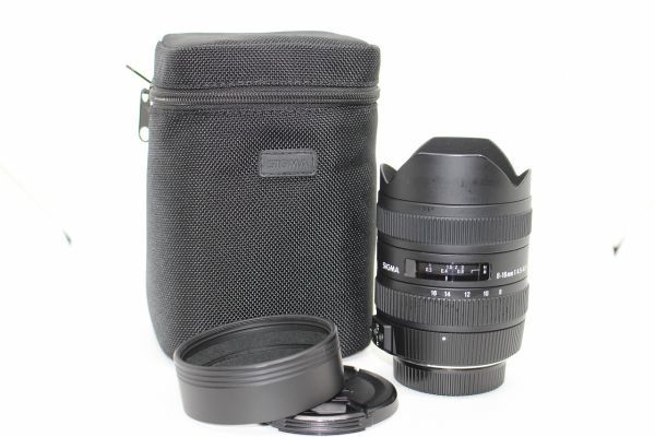 SIGMA 8-16mm F4.5-5.6 DC HSM ニコンFマウント 美品-