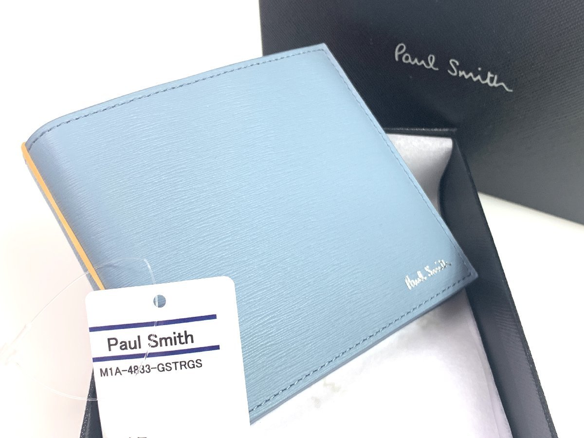 人気アイテム 新品 未使用 ポールスミス Paul Smith 小銭入れ付き 折