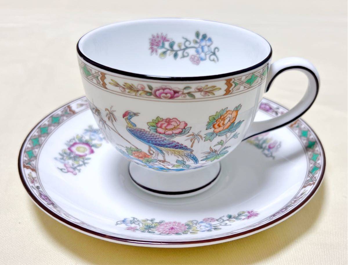 イギリス製　Wedgwoodウェッジウッド　クタニクレーン　カップ＆ソ－サ－廃盤_画像1