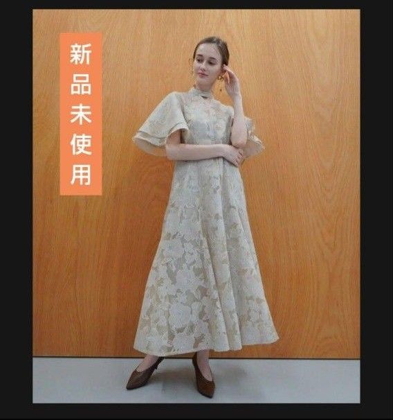 acka all sheer flower dress(beige) acka all sheer flower dress(beige)