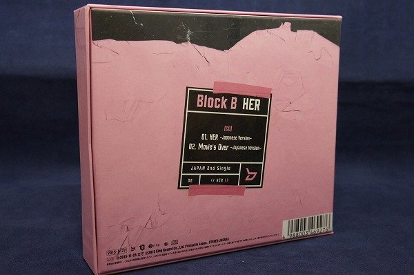 34_06998 HER (Japanese Version) ［CD+オリジナルグッズ］＜初回限定盤TYPE-B＞/Block B CDシングル_画像2