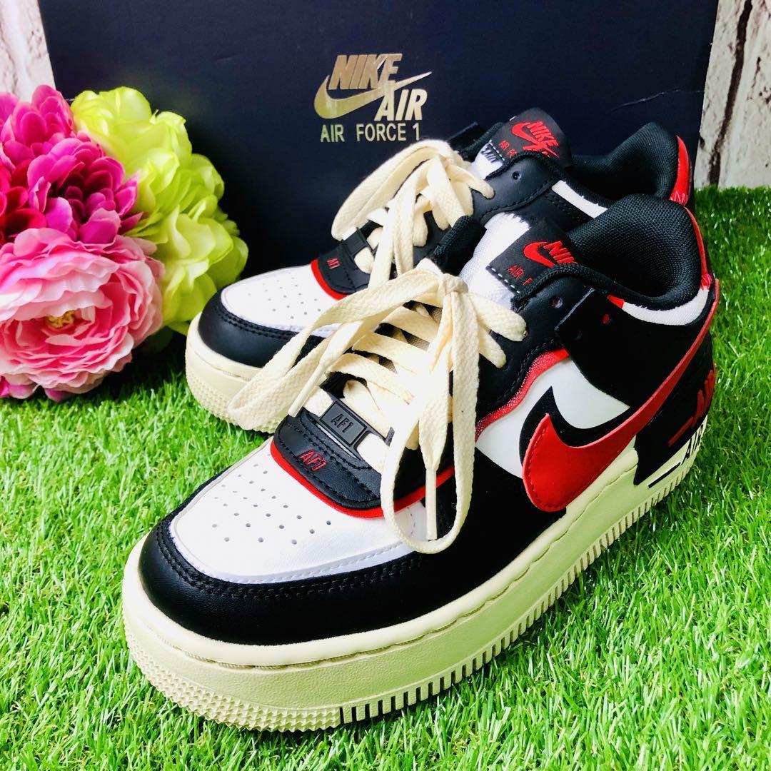 【極美品】 NIKE AIR FORCE 1 SHADOW ダブルソール 箱付き