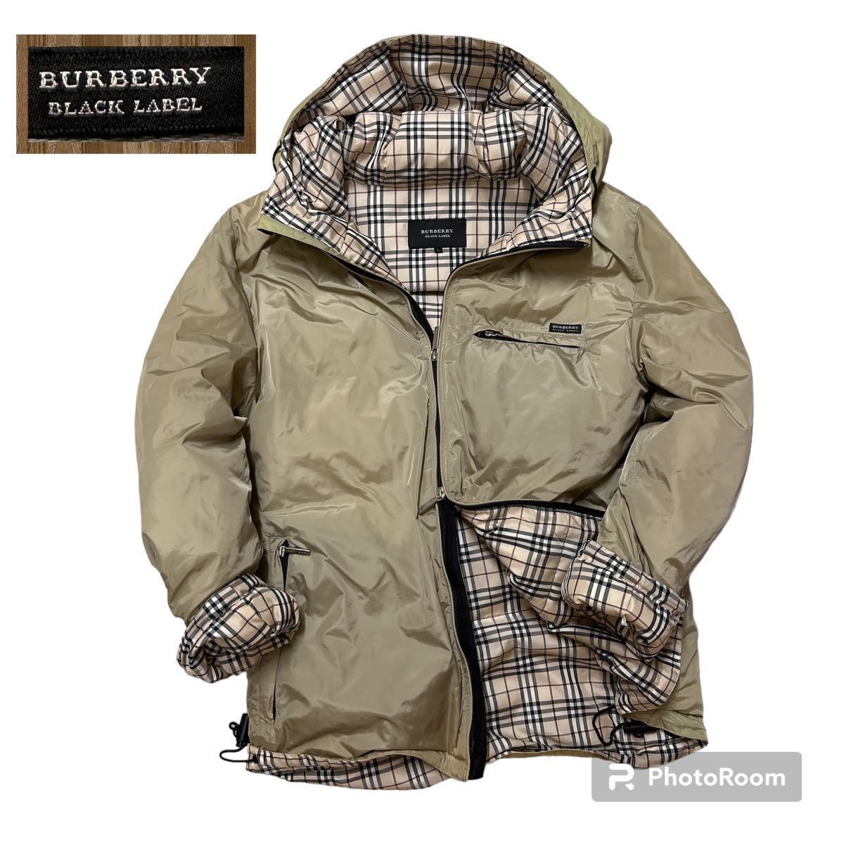 最高級ホワイトグースダウン】バーバリーブラックレーベル BURBERRY