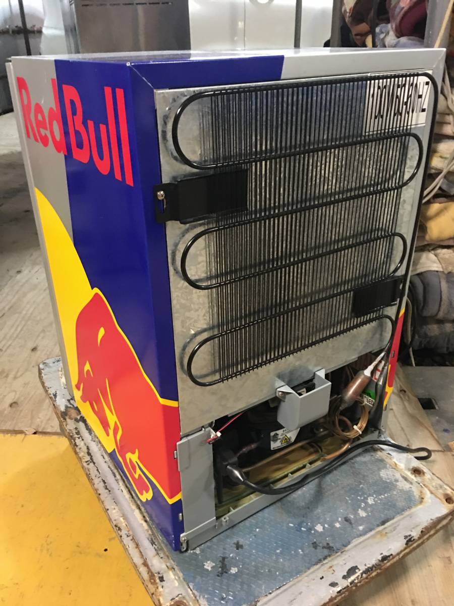 Red Bull レッドブル 小型 51L 3段 冷蔵庫 冷蔵ショーケース 非売品 ☆動作確認済み☆2016年製_画像5