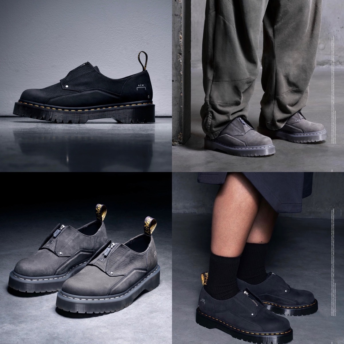 Dr Martens × A-COLD-WALL1461 BEX ACW 3 ホール シューズ BLACK Dr Martens × A-COLD-WALL1461 BEX ACW 3 ホール シューズ BLACK