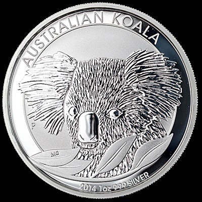 【保証書付】1ozコアラ銀貨 2014年の画像1