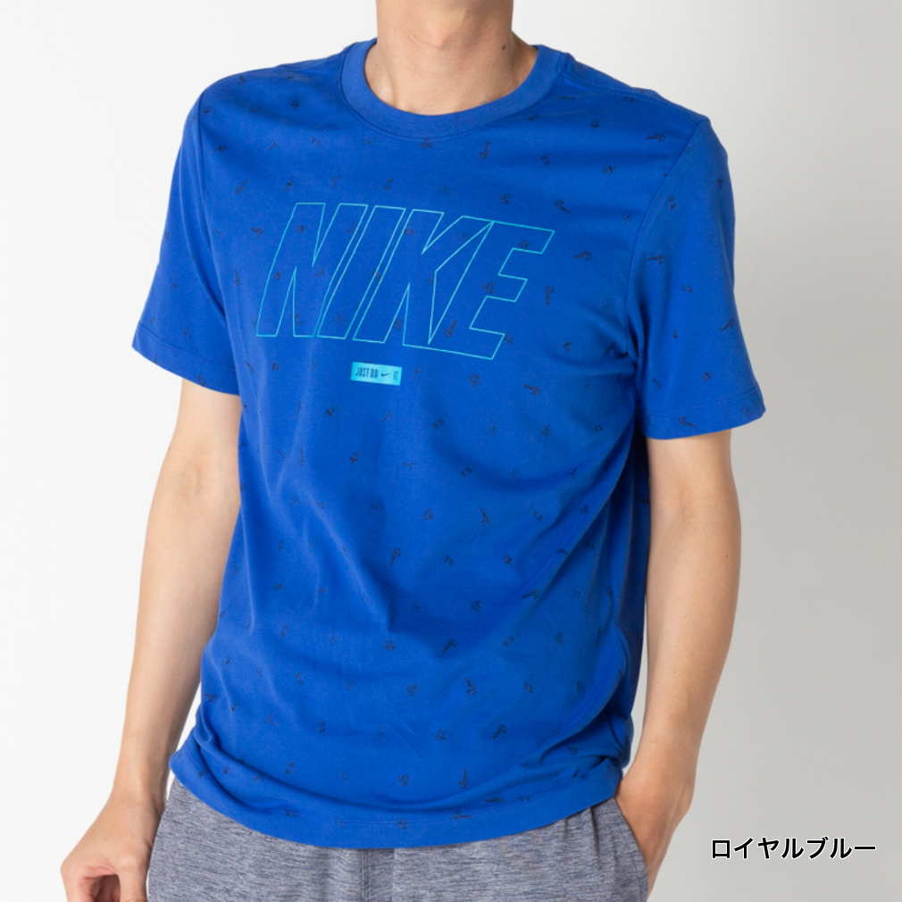 新品未使用タグ付き ナイキ NIKE 半袖Tシャツ 機能性Tシャツ トレーニングウエア スポーツウエア DRI-FIT DFC JDQ メンズLL ロイヤルブルー_画像1