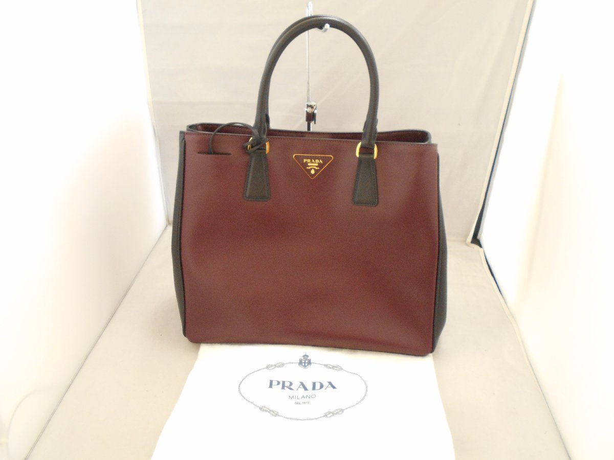 まとめ買いでお得 ☆【PRADA】 プラダ ガレリア 2WAYトートバッグ