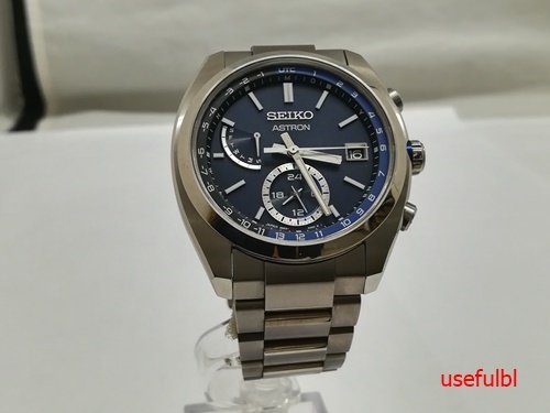 【腕時計】SEIKO ASTRON アストロン　8B63-0BA0　チタン製　ソーラー式　クロノグラフ　SY01-EX0