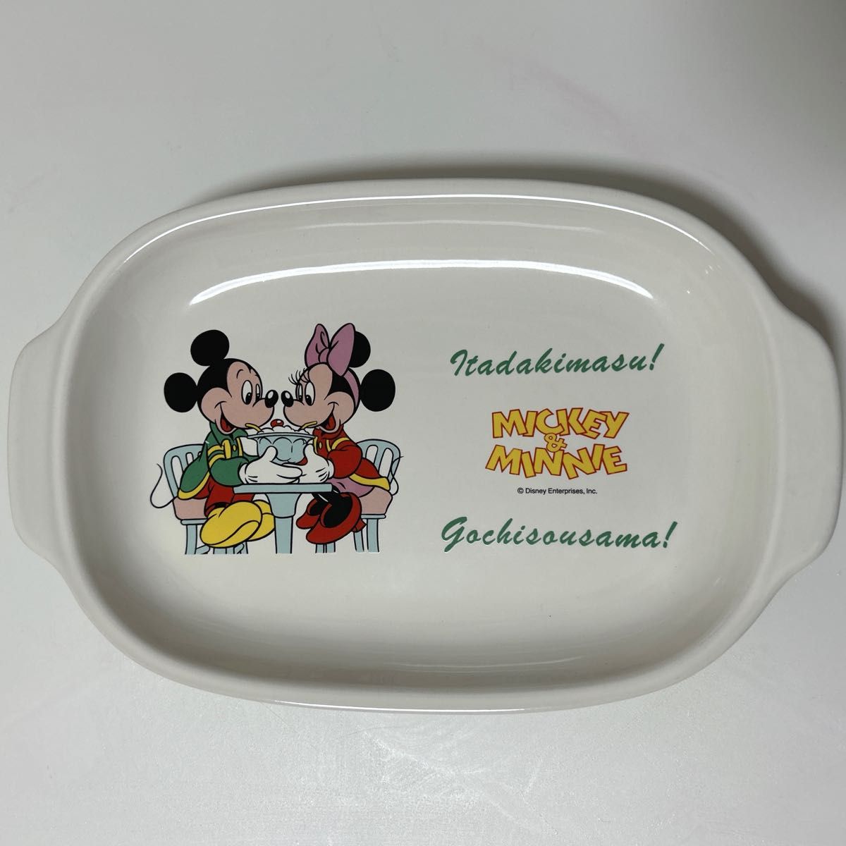 昭和レトロ】ディズニー ミッキー&ミニー いただきます 昭和レトロ】ディズニー ミッキー&ミニー いただきます
