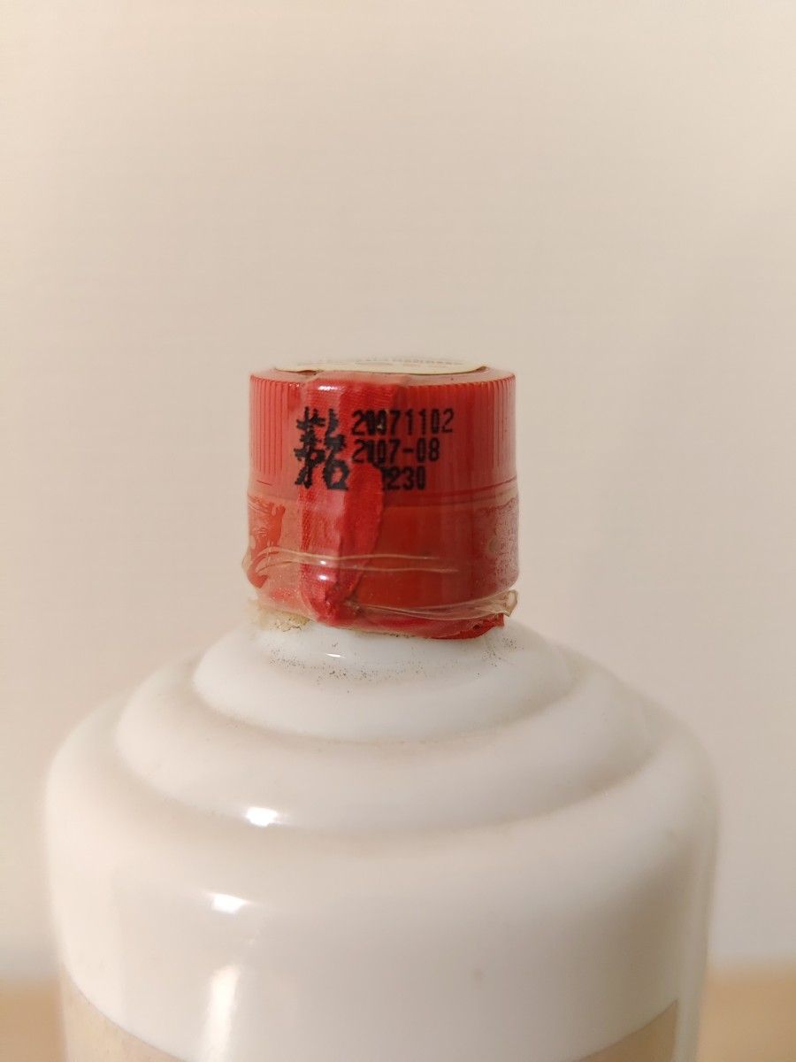 貴州茅台酒 2007年 マオタイ酒 天女ラベル 53% 500ml 955g|PayPayフリマ
