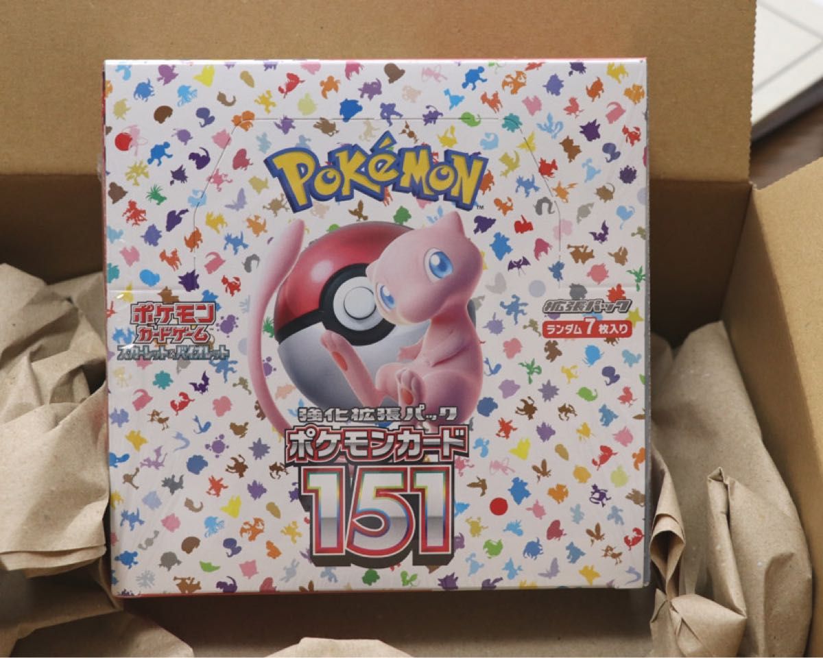 ポケモンカード151 1BOX シュリンク付き未開封品 ポケセンオンライン