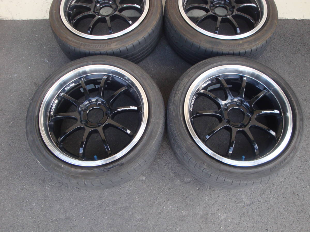 ADVAN Racing RS-D 17インチアルミ+BS Playz PX 215/45ZR17 2本・ヨコハマ ブルーアース GT 215/45R17 2本 計4本セット!!_画像3