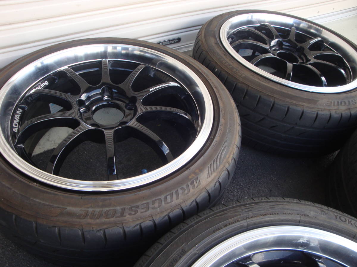 ADVAN Racing RS-D 17インチアルミ+BS Playz PX 215/45ZR17 2本・ヨコハマ ブルーアース GT 215/45R17 2本 計4本セット!!_画像5