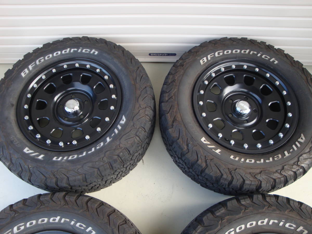 JEEP ラングラー JL.JK等に!未使用品!IRON HEAD 17インチホイール+BF Good rich All-Terrain T/A LT265/65R17 120/117S 4本セット!!_画像3