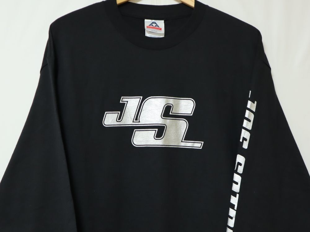 デッドストック 00s USA製生地 JOE SATRIANI ジョー・サトリアーニ ビンテージ 長袖 Tシャツ ロンT US- L サイズ // ギター バンド ロック