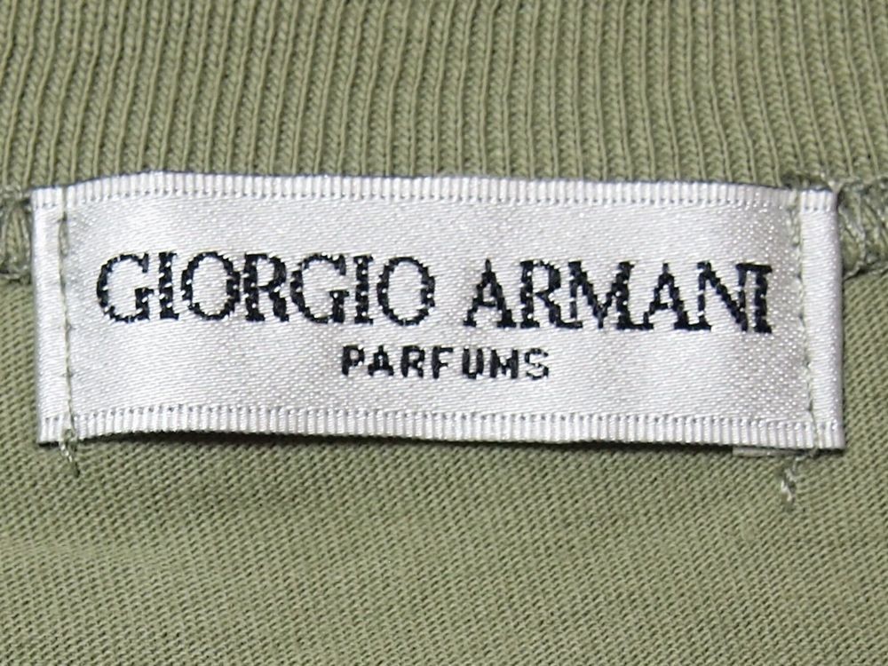 デッドストック GIORGIO ARMANI PARFUMS オールド ジョルジオ アルマーニ 非売 販促 ノベルティ ビンテージ 半袖 Ｔシャツ M サイズ //香水_画像5