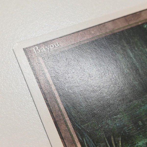 sB325s [人気] MTG Bayou リバイズド 3ED 土地 R レア イタリア語版_画像7