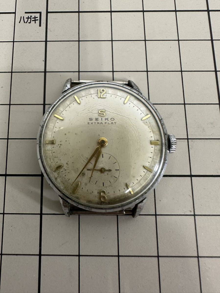 ［動作確認済］SEIKO セイコー 手巻き 腕時計 EXTRA FLAT アンティーク エクストラフラット　（J）