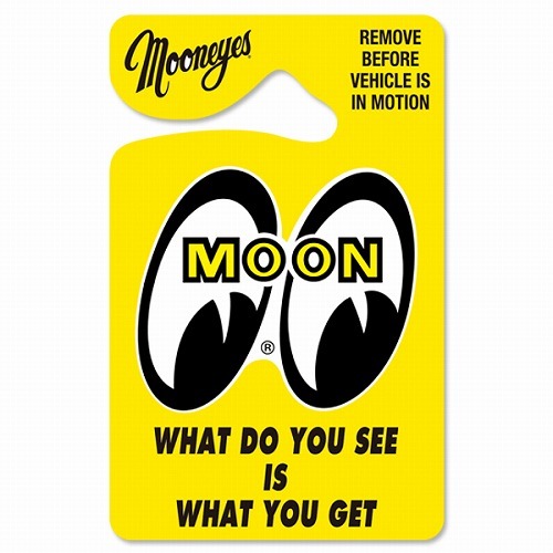 MOON Eyeshape パーキング パーミット イエロー 検索用→ムーンアイズ MOONEYES アメリカン雑貨 ユノカル７６  タイヤ等との同梱OK！の画像2