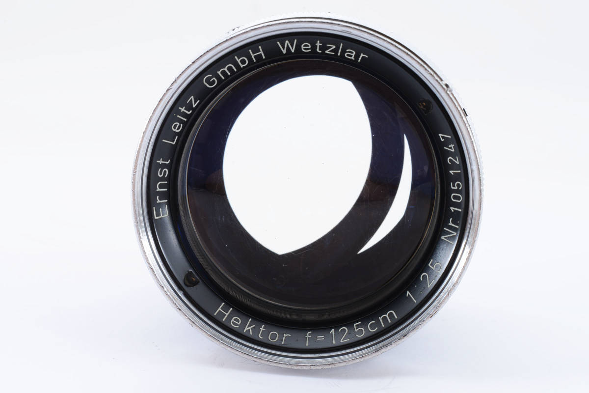 LEICA ライカ Ernst Leitz GmbH Wetzlar Hektor 12.5cm F2.5 ヘクトール #D10523_画像2