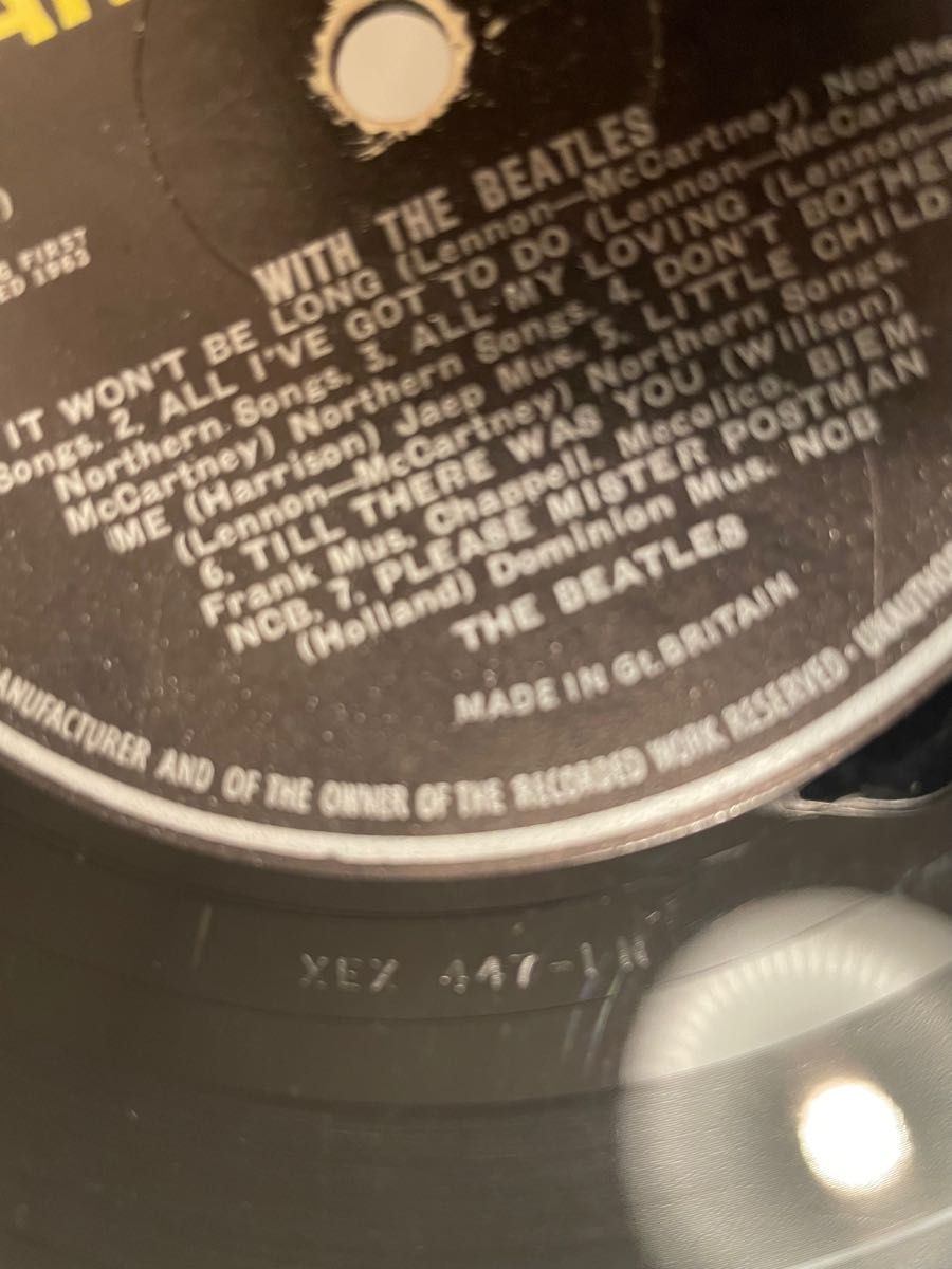 スタンパー1G マト1ラウドカット WITH THE BEATLES MONO スタンパー1G マト1ラウドカット WITH THE BEATLES MONO