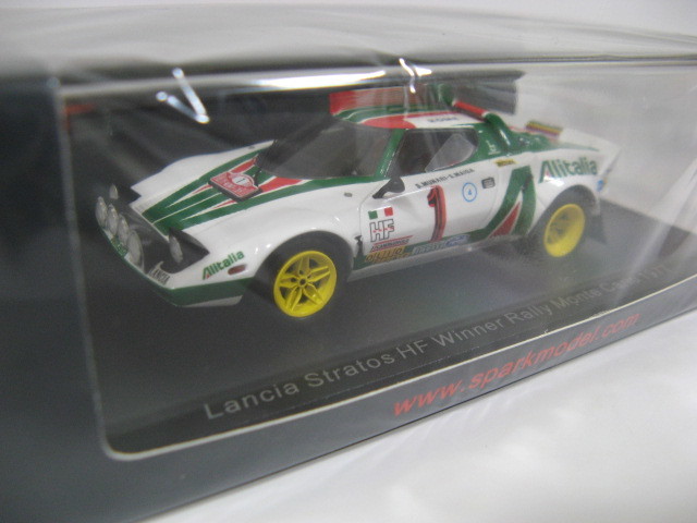 【未使用】スパーク 1/43 ランチア・ストラトス HF ウィナー ラリー・モンテ・カルロ　1977（S9090 Lancia Stratos Rally Monte Carlo）_画像3