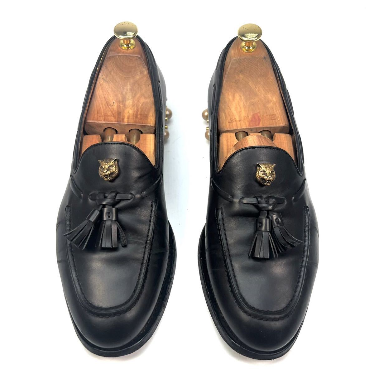 GUCCI グッチ タッセルローファー パール スタッズ 8 1/2 27 5cm