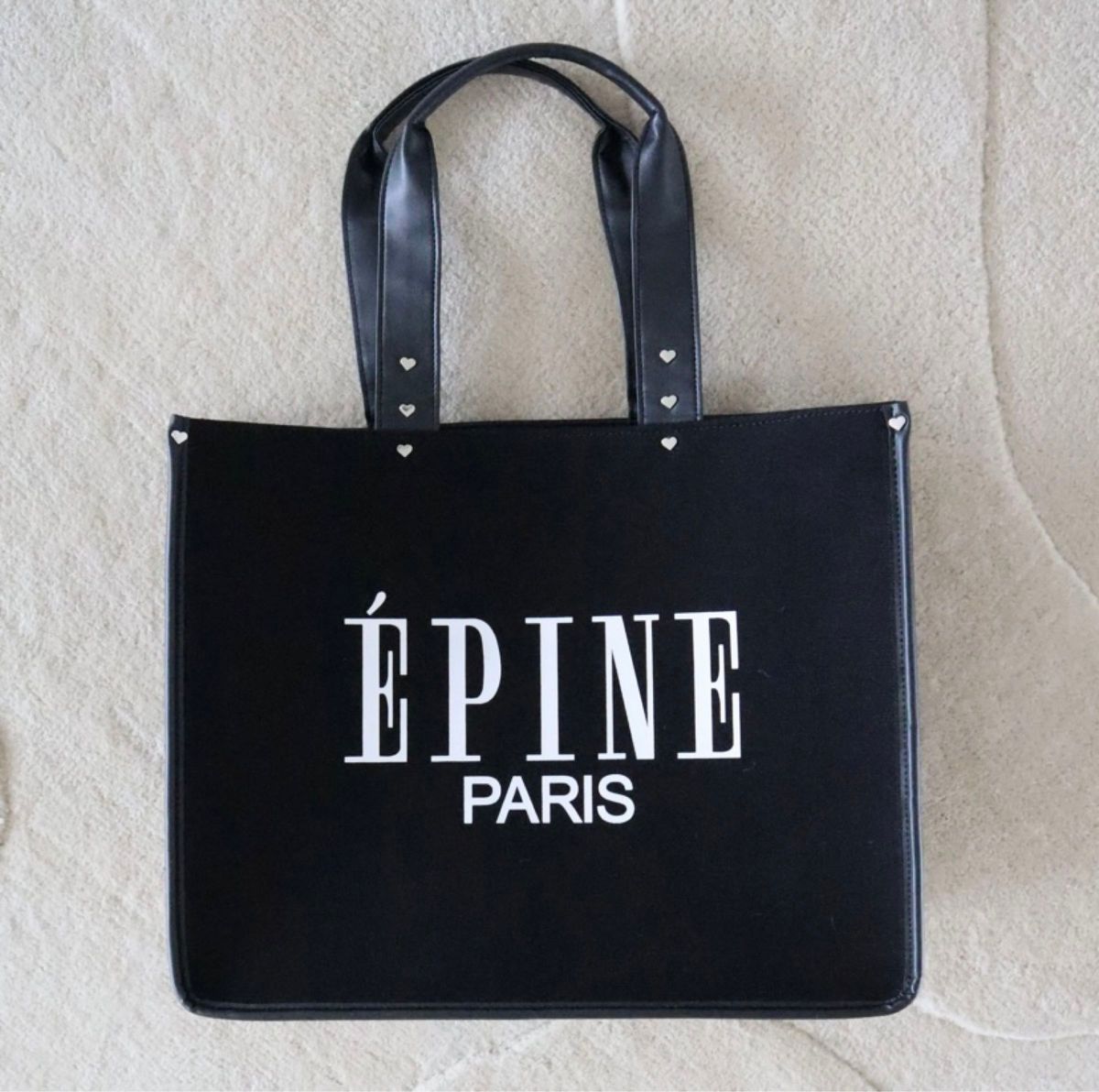 epine エピヌ 限定トートバッグ ブラック 完売品|PayPayフリマ