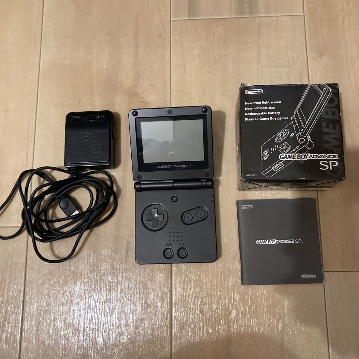 ゲームボーイアドバンス　GAMEBOY ADVANCE SP ブラック　黒