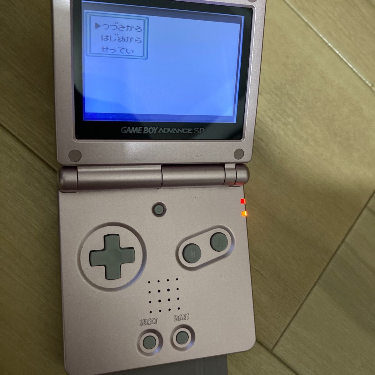 ゲームボーイアドバンス　GAMEBOY ADVANCE SP パールピンク