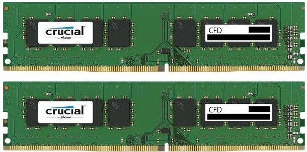 CFD販売 W4U2400CM-4G PC4-19200 DDR4-2400 4GB 2枚 デスクトップPC用 メモリ 288pin Unbuffered DIMM_画像1