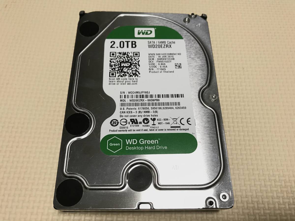 Western Digital SATA HDD 2TB ジャンク Yahoo!フリマ(旧)-
